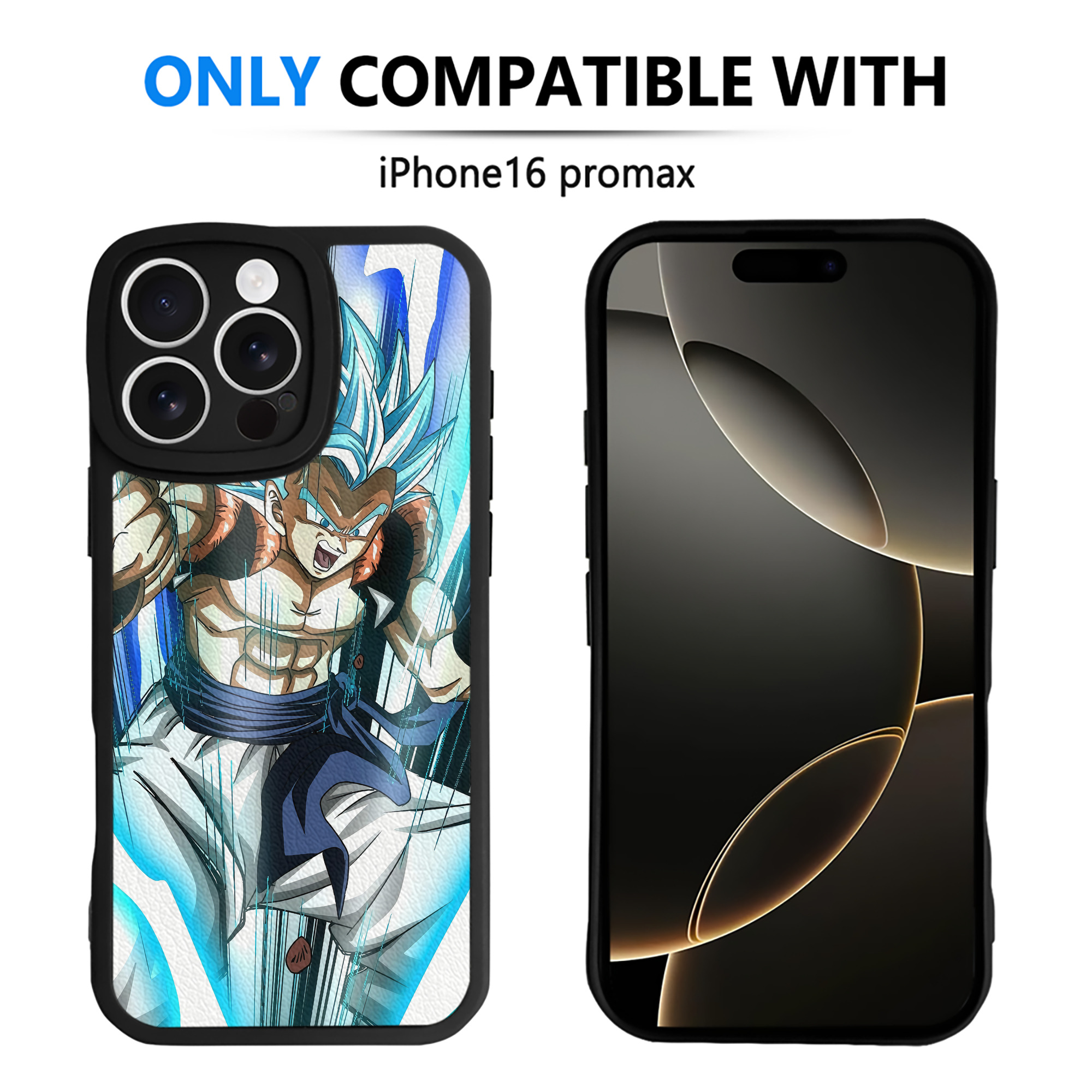 （画像用） ドラゴンボール DRAGON BALL 【iPhone 16シリーズ対応】シリコンスマホケース（レザー調） 材質：シリコン